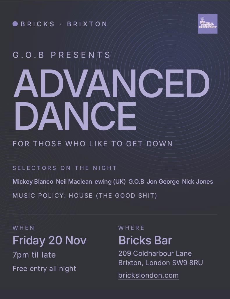 *FREE ENTRY* Advanced Dance