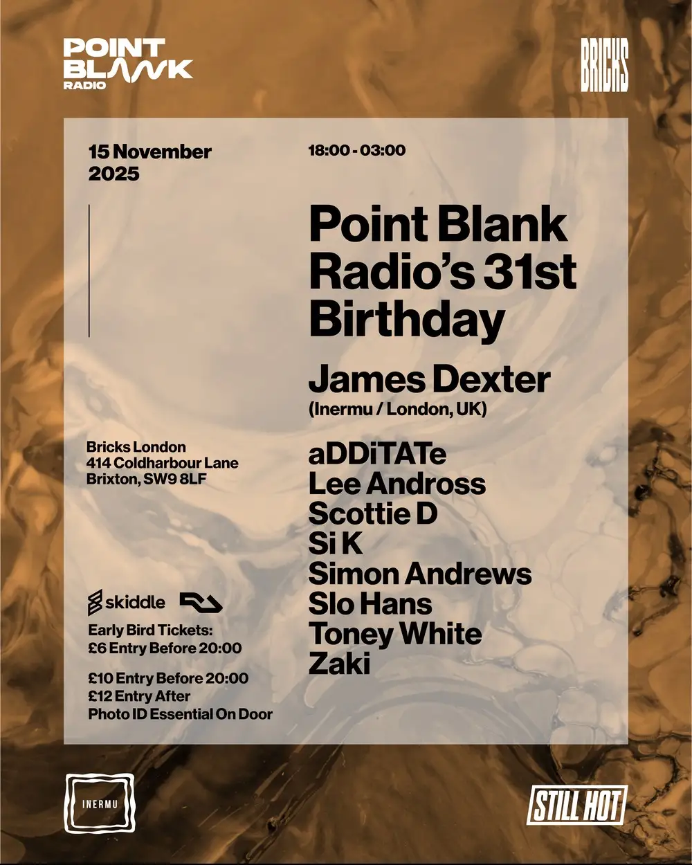 Point Blank Radio's 31st Birthday