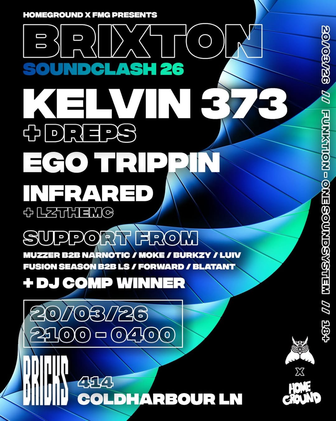 Brixton Sound Clash: Kelvin 373, Dreps, Ego Trippin & More