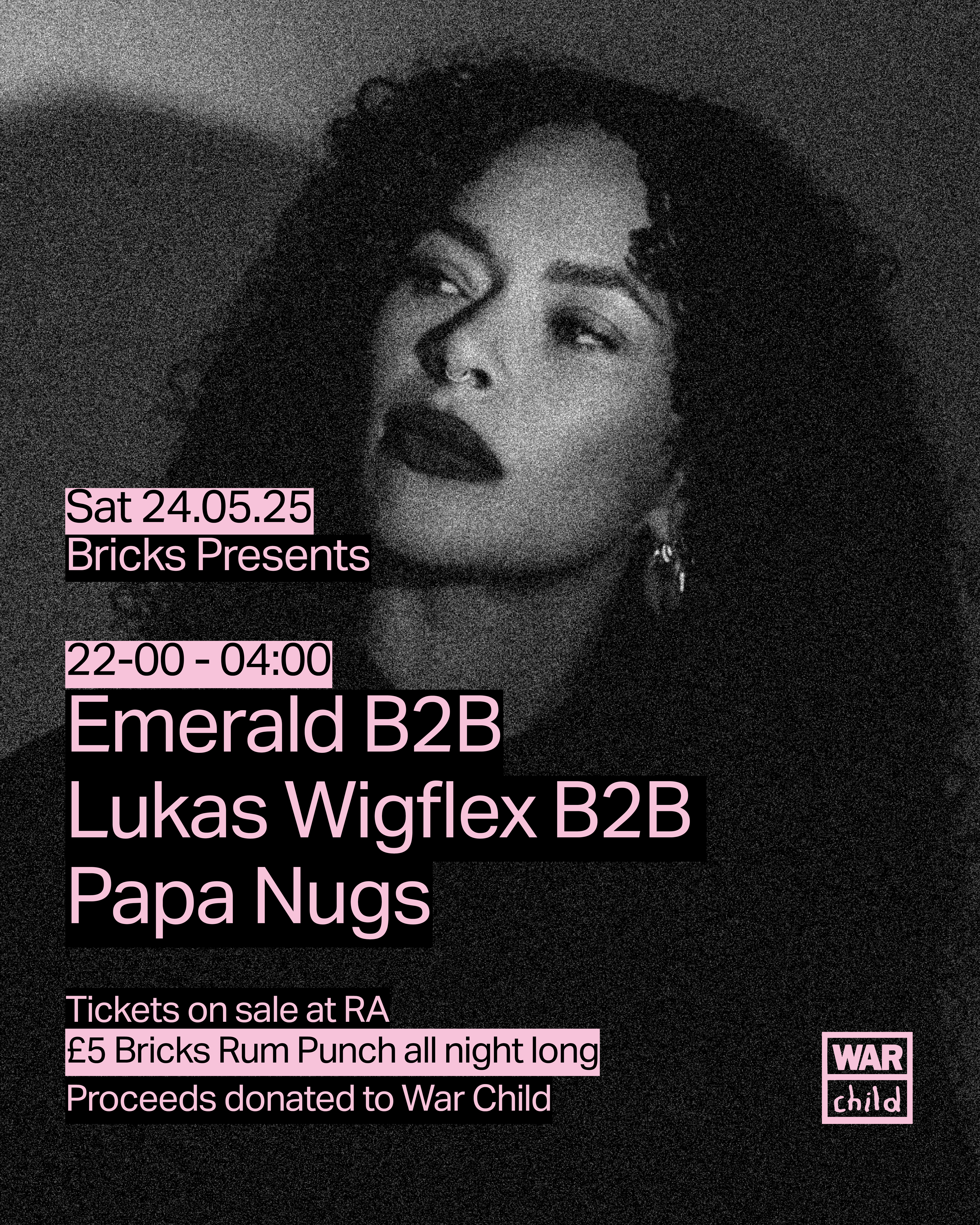 Bricks presents: Afters with Emerald, Lukas Wigflex and Papa Nugs