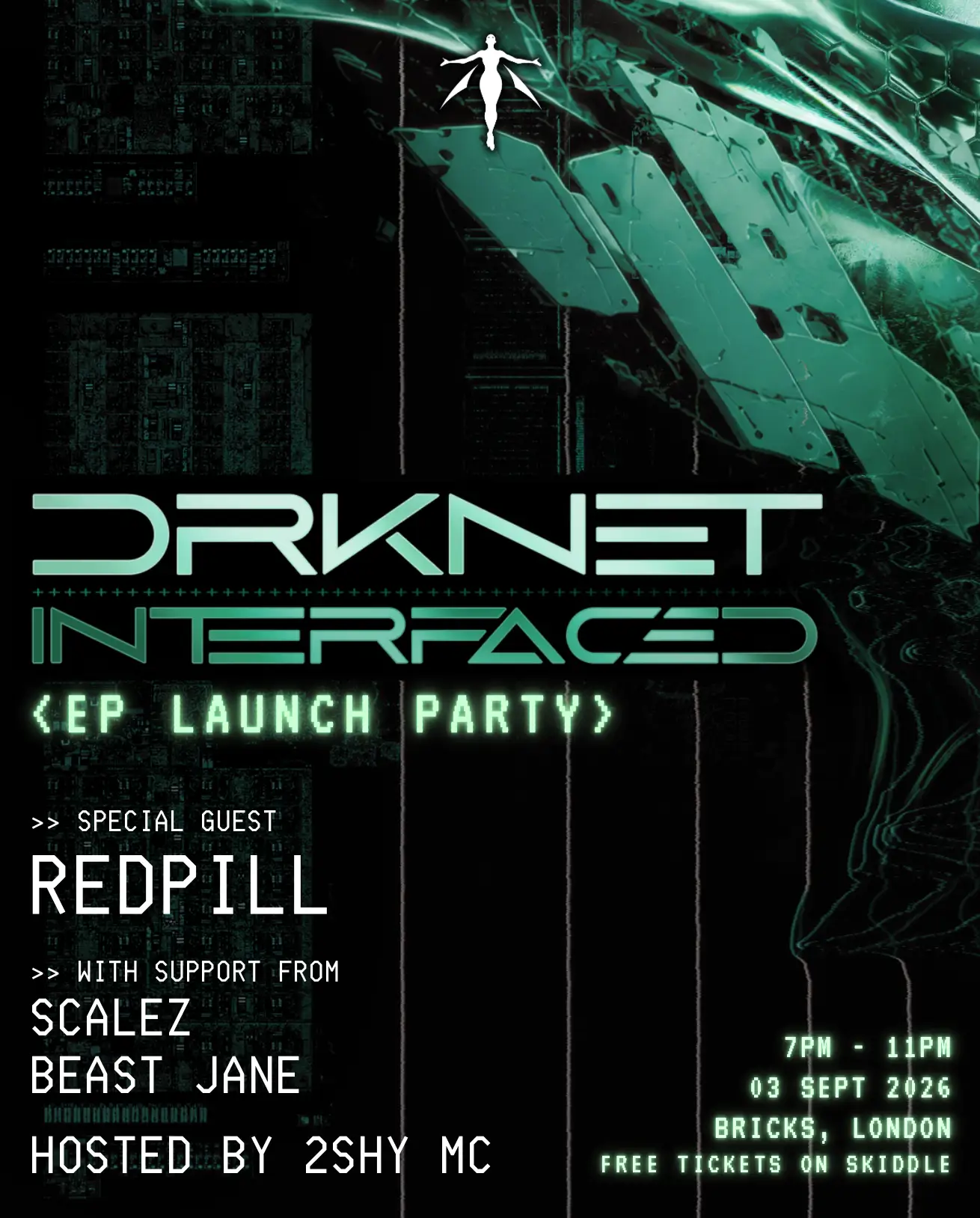 **FREE ENTRY** DRKNET - Album Launch Party 