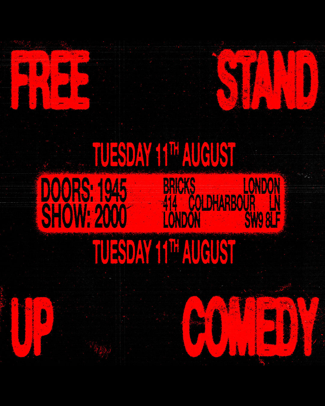 *FREE ENTRY* Stand-Up Comedy